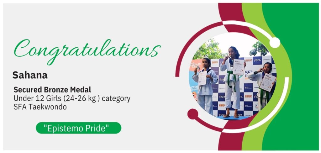 sahana-secured-bronze-medal-under-12-girls-category-sfa-taekwondo