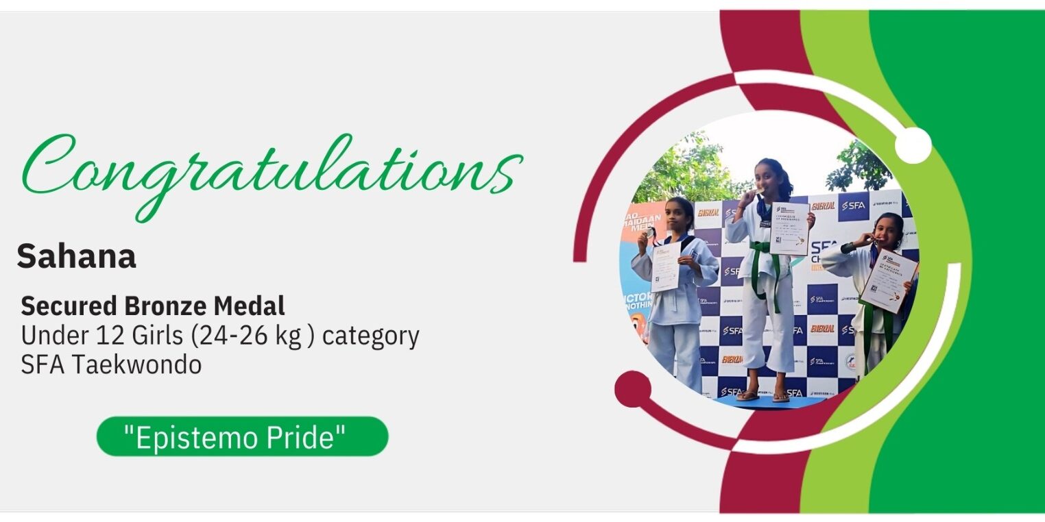 sahana-secured-bronze-medal-under-12-girls-category-sfa-taekwondo